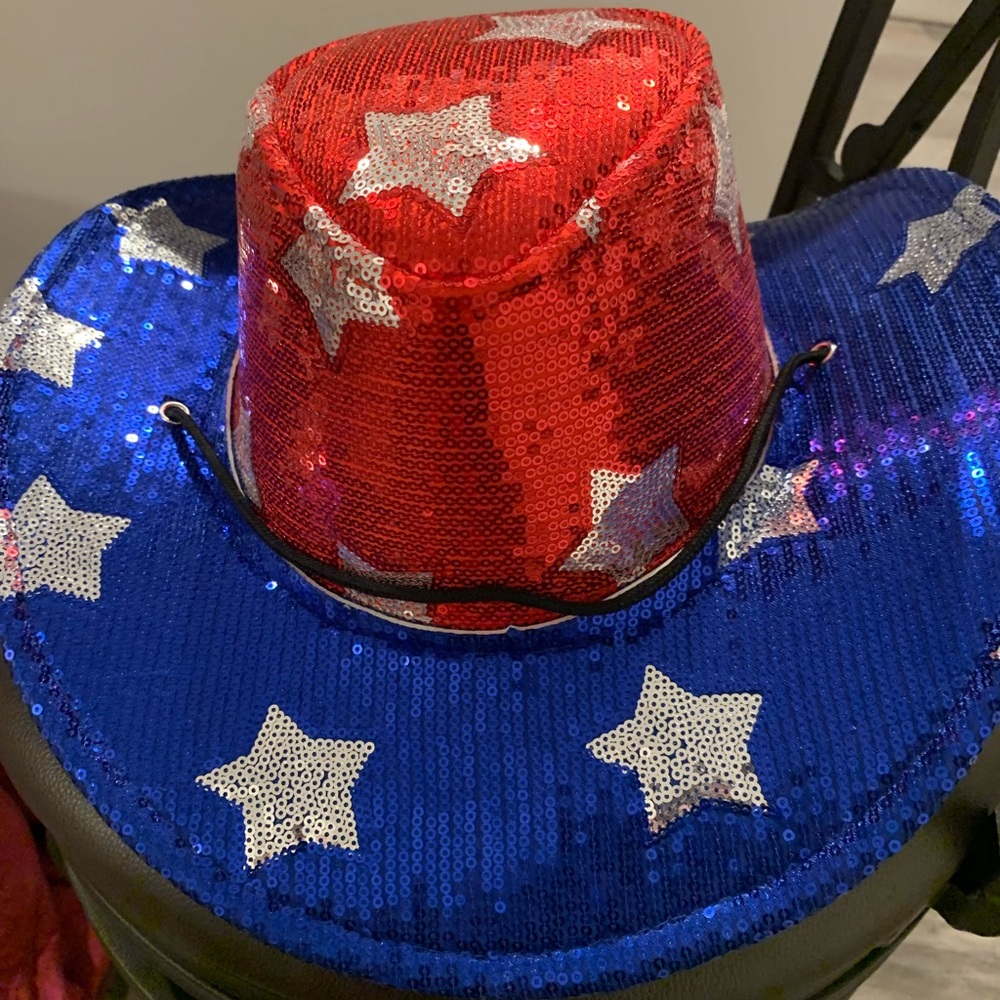 Patriotic Cow Girl Hat 🤠